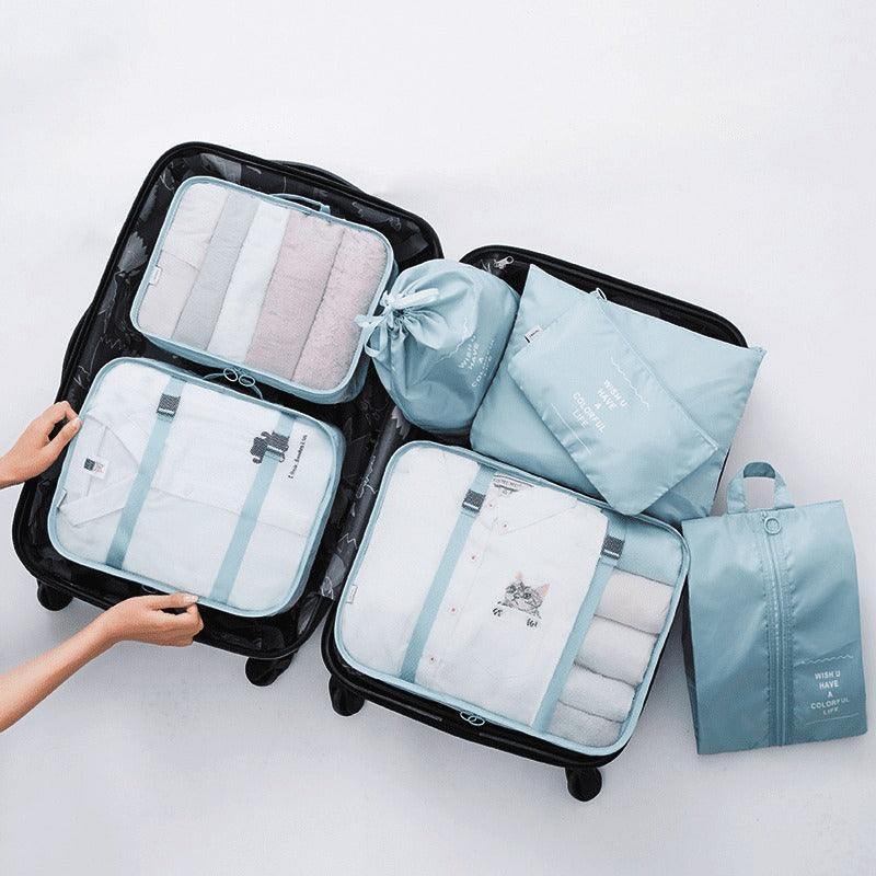 Kit 7 Bolsas Organizadoras Para Mala de Viagem SPACE BAG - [PAGUE 4 LEVE 7 - SUPER PROMOÇÃO POR TEMPO LIMITADO